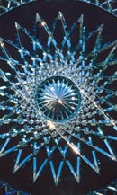 Brilliant Cut Mandala in Glass