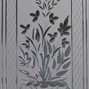 Antique brilliant cut entry glass
